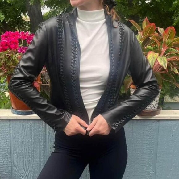 Bella Pelle Streetwear Black Leather Jacket - Picture 1 of 3